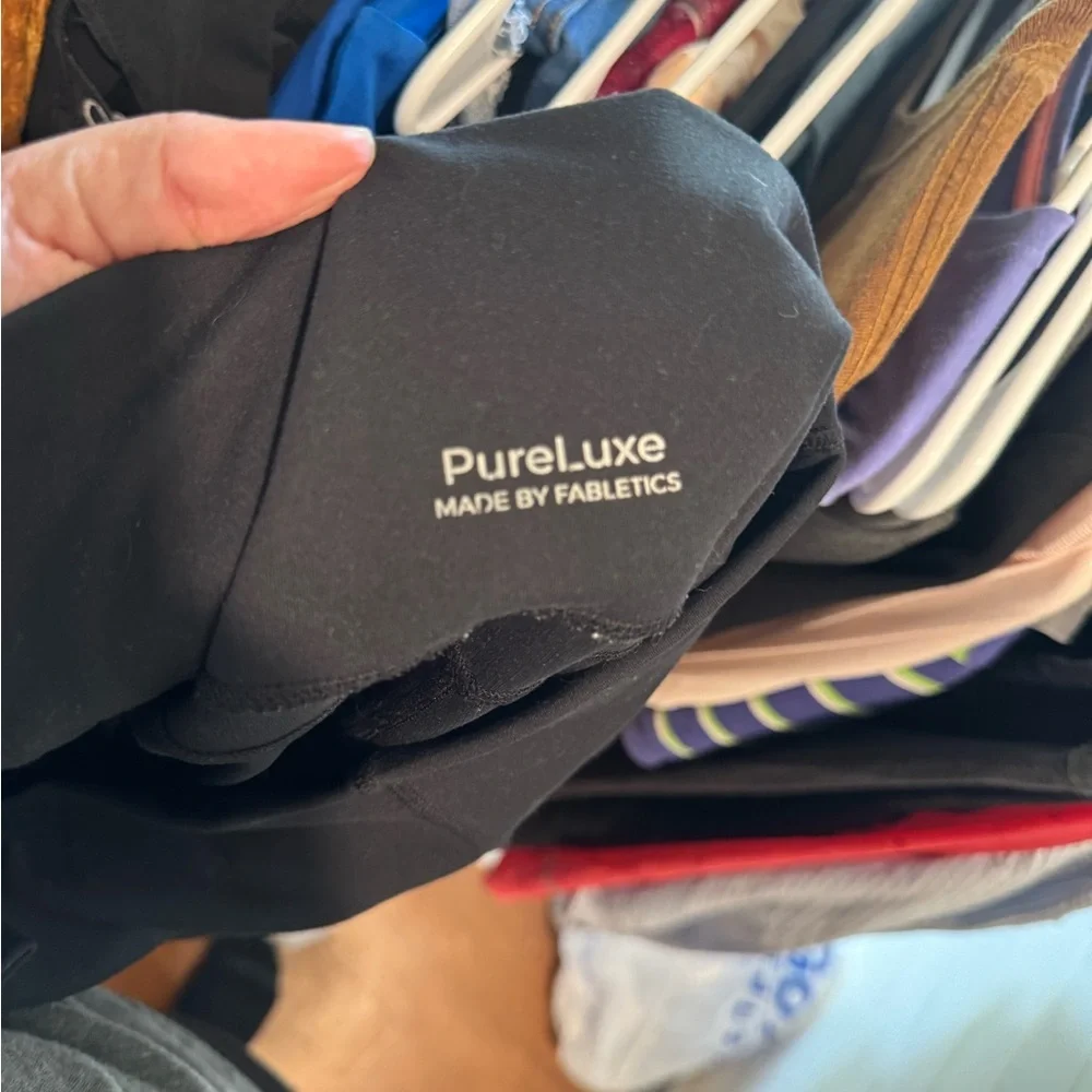 Fabletics Black High-Waisted Leggings - Picture 2 of 2